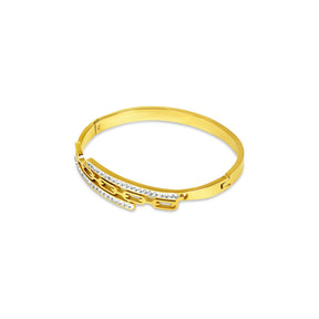 Brazalete Donatela Bañado en Oro 18K