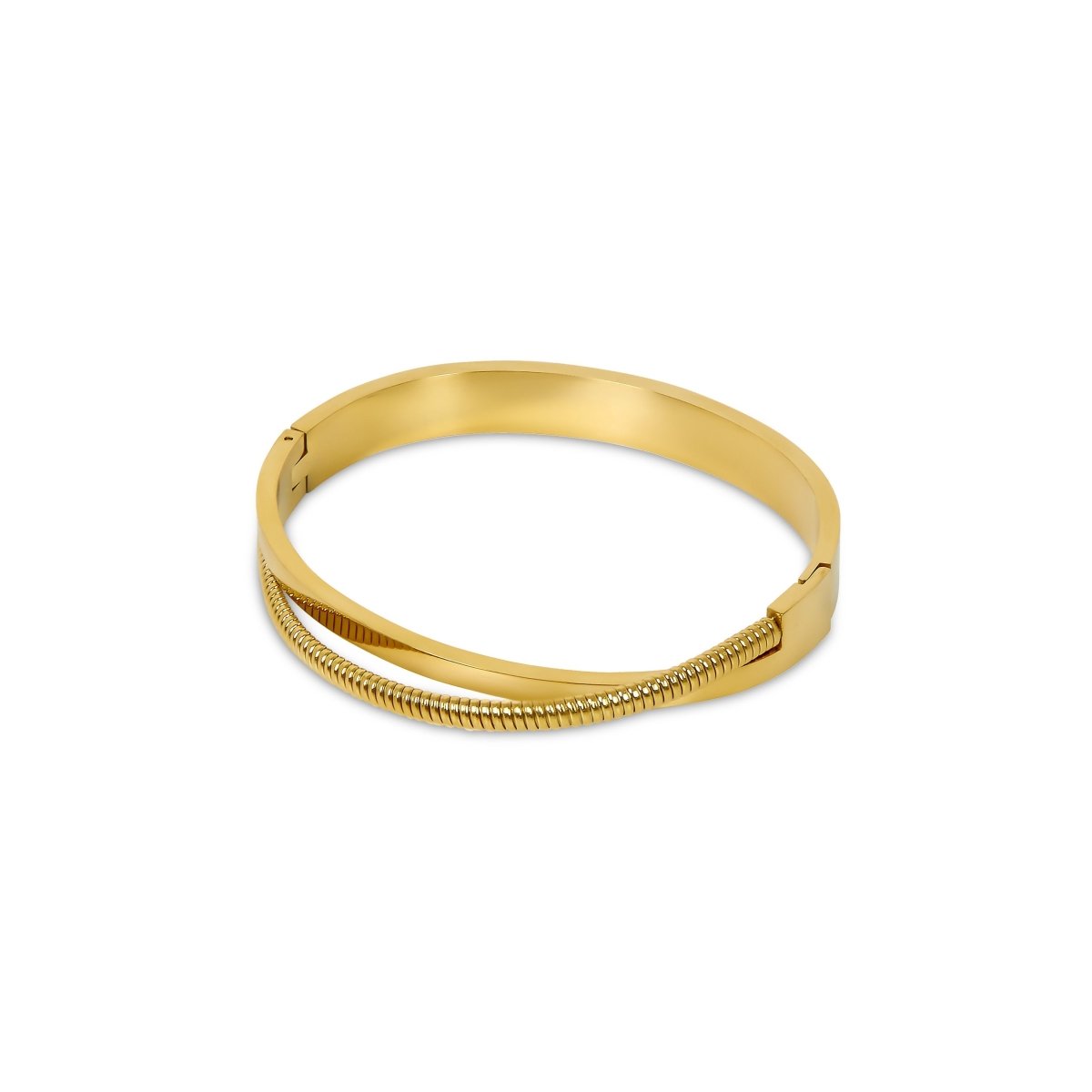 Brazalete Dupla Harmonia Bañado en Oro 18k