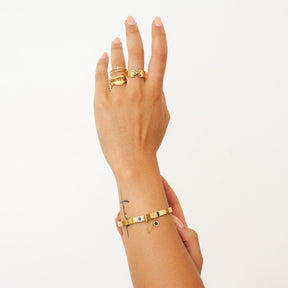 Brazalete Charme Bañado en Oro 18K