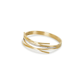 Brazalete Florence Zirconia Bañada en Oro 18K