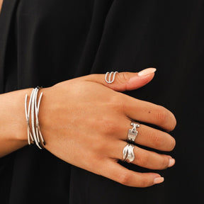 Brazalete Florence Zirconia - Plata