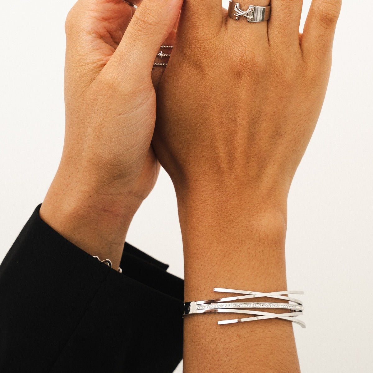 Brazalete Florence Zirconia - Plata