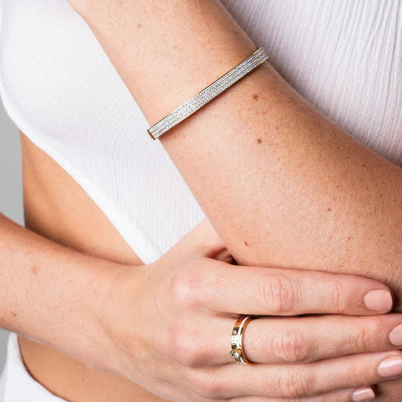 Brazalete Luxe Bañado en Oro 18k