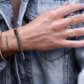 Brazalete Manguito Parafuso - Plata