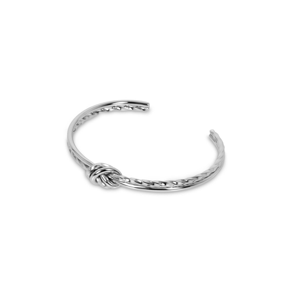 Brazalete Nó Torcido - Plata