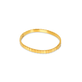 Brazalete Ripple Bañado en Oro 18k