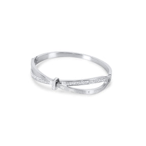 Brazalete Romano Zirconia - Plata