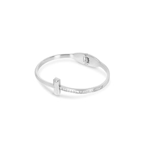 Brazalete T-Bar Elegance - Plata