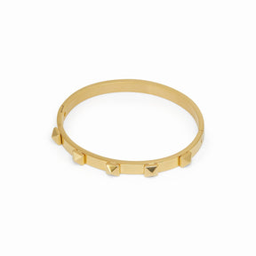 Brazalete Tachas Bañado en Oro 18K