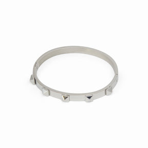 Brazalete Tachas - Plata