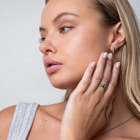 Aro Argola Quadrado - Plata