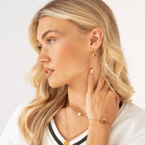 Aro Imperial Piedra Zirconia Bañado en Oro 18K