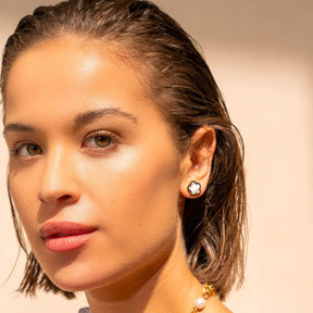 Aro Inspiração Van Cleef Bañado en Oro 18K