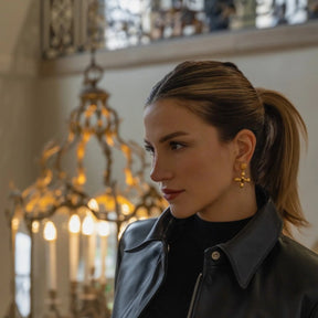 Aro Olho de Tigre Bañado en Oro 18k