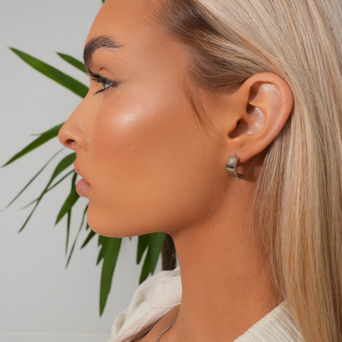 Aro Square Charm - Plata