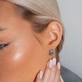 Aro Square Charm - Plata