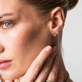 Aro Twist Bañado en Oro 18k