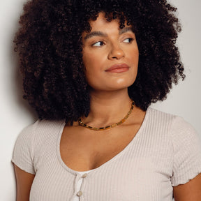 Collar Cora Bañado en Oro de 18k