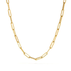 Collar Elos Celina Cadena Bañado en Oro 18K
