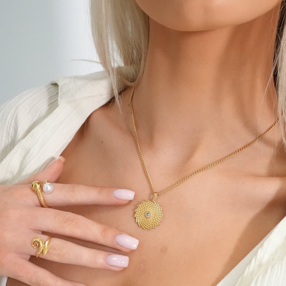 Collar Glow Bañado en Oro 18k