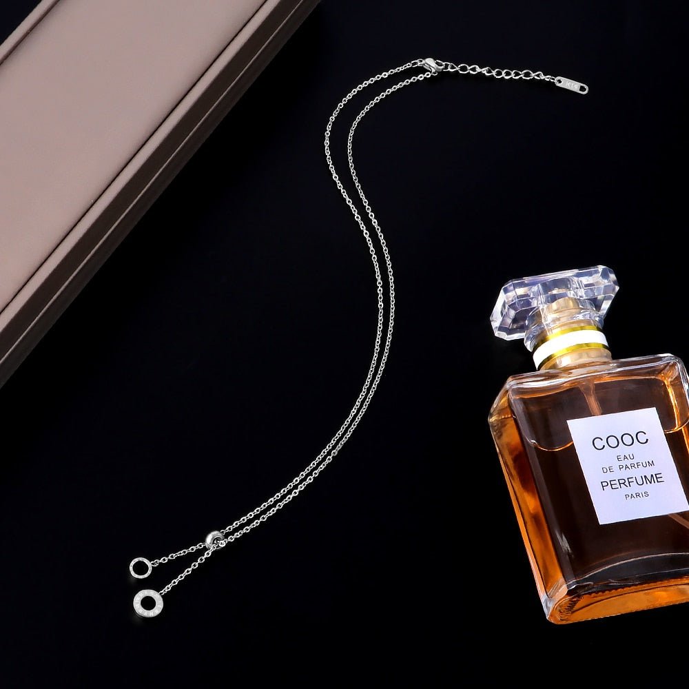 Collar Gravatinha Athenas - Plata