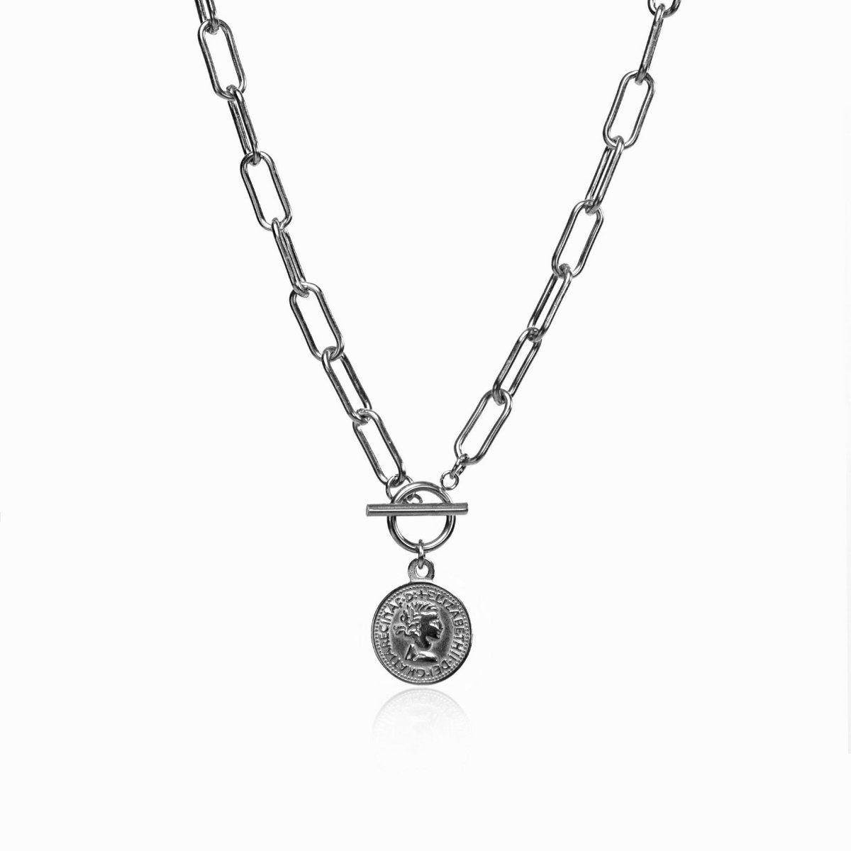 Collar New York Cents - Plata