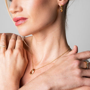 Collar Colgante Elo Bañado en Oro 18k