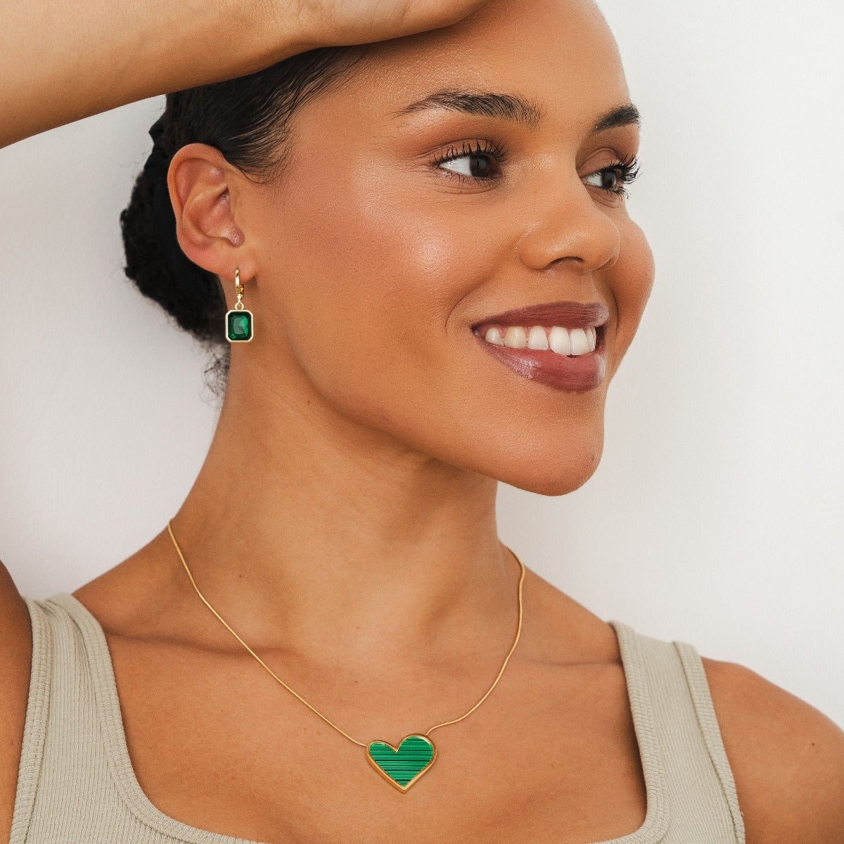 Collar Sweet Alhambra Inspiração -  Corazón Verde