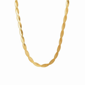 Collar Twist Bañado en Oro 18K