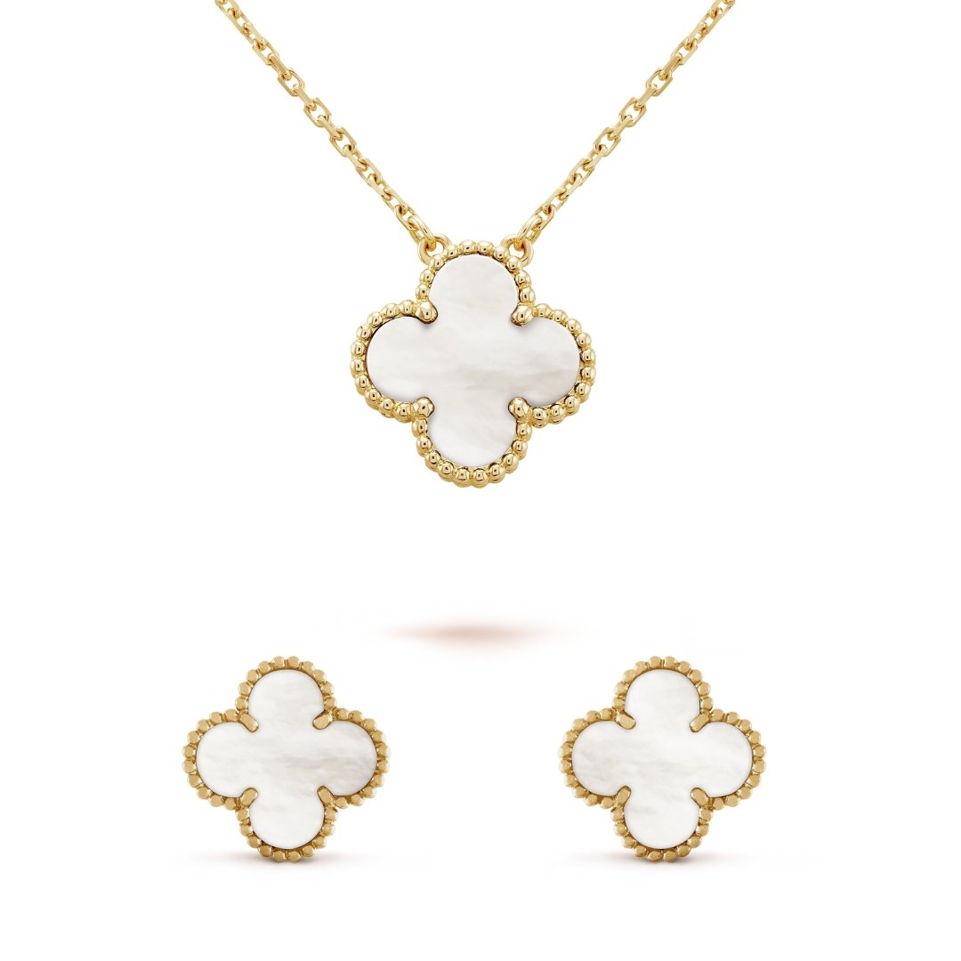 Conjunto Aro e Collar Trevo 1 Motivo