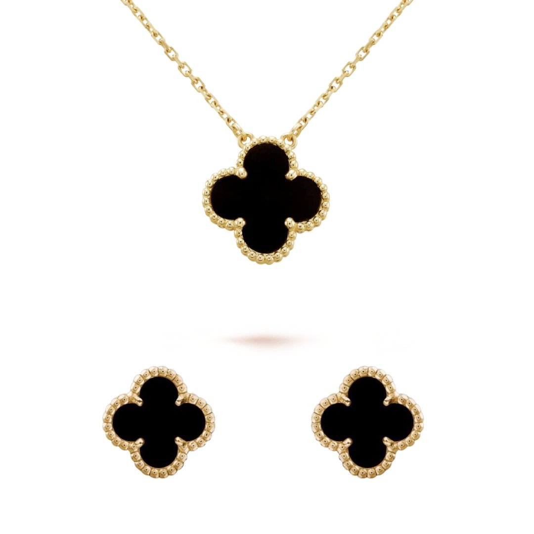 Conjunto Aro e Collar Trevo 1 Motivo