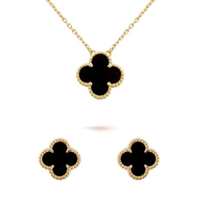 Conjunto Aro e Collar Trevo 1 Motivo