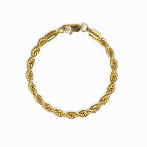 Pulsera Cordão Baiano Bañado en Oro 18K