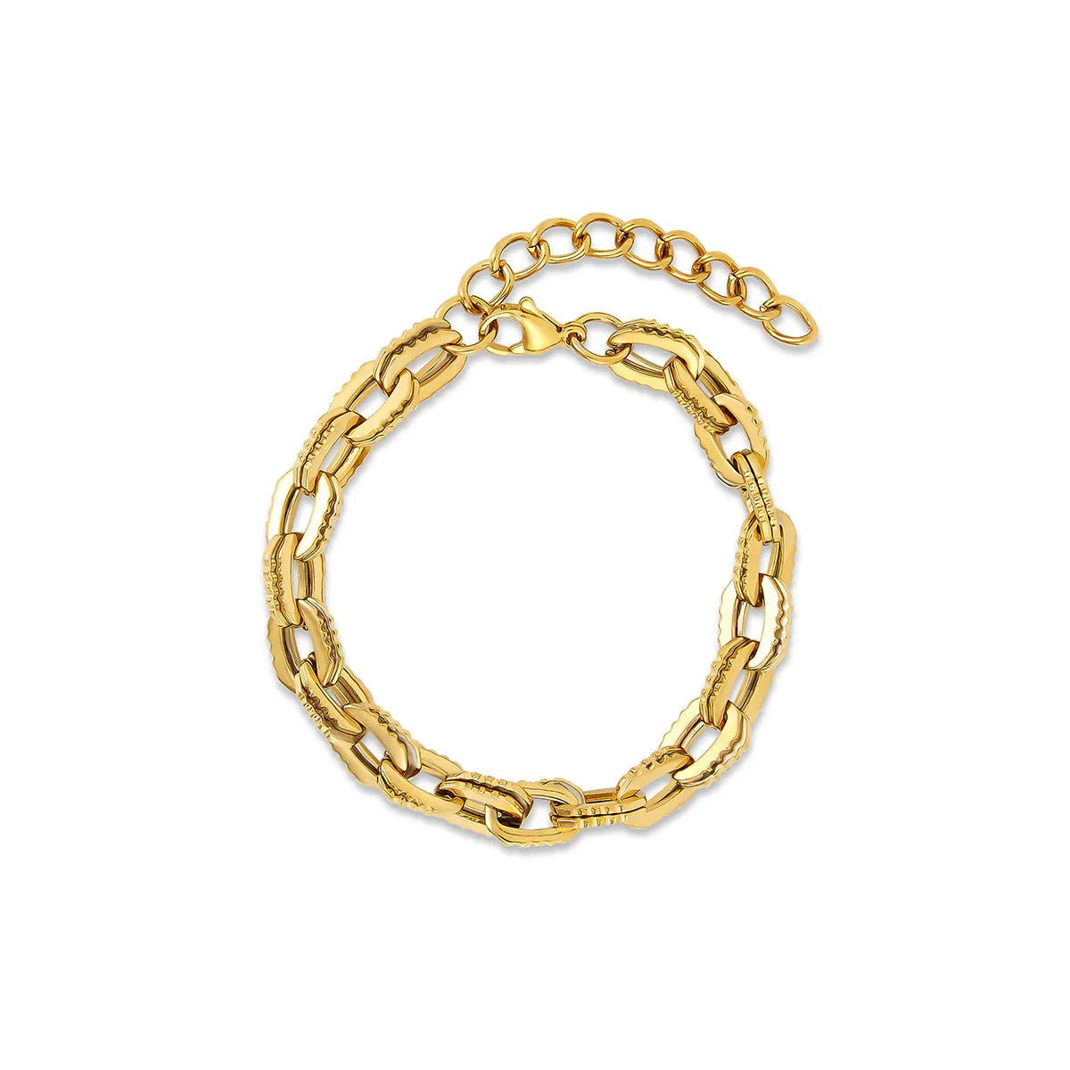 Pulsera Elos Chunky Bañado en Oro 18k
