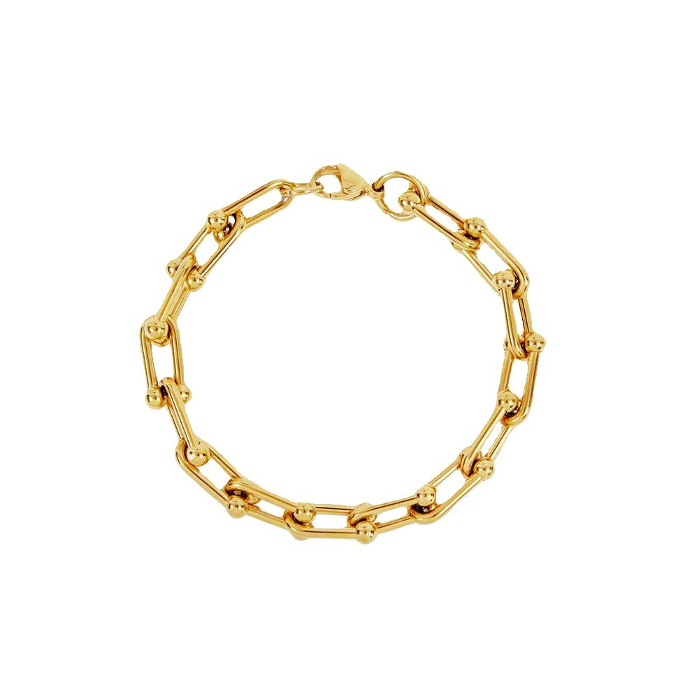 Pulsera Elos Inspiração Entrelaçados Bañado en Oro 18K