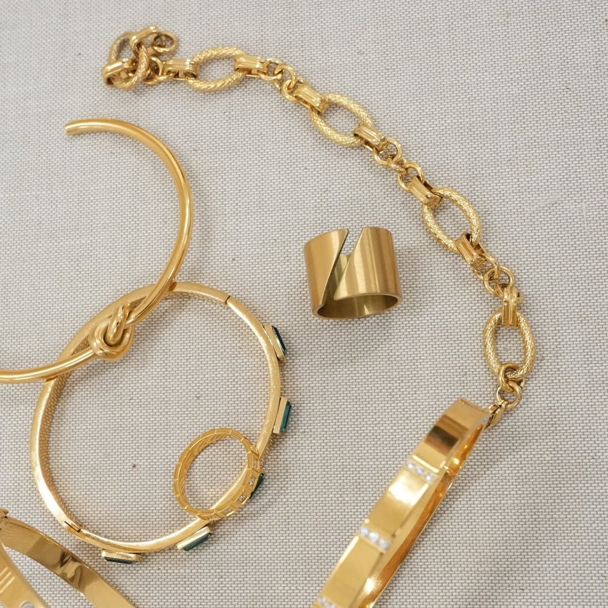 Pulsera Lux Bañada en Oro de 18k