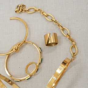 Pulsera Lux Bañada en Oro de 18k