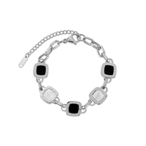 Pulsera Mono Quadrada - Plata