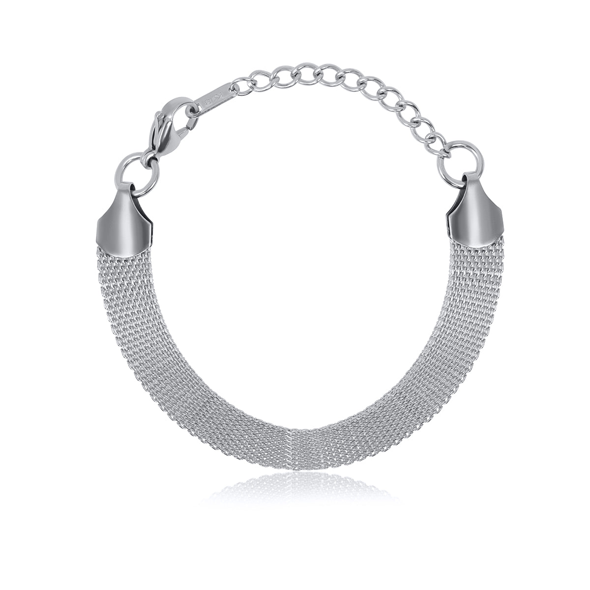 Pulsera Trama Lisa - Plata